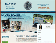 Tablet Screenshot of drainsaverny.com